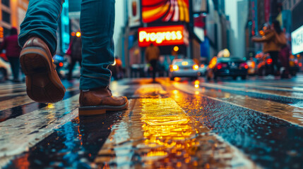 Pedestrian in the City
