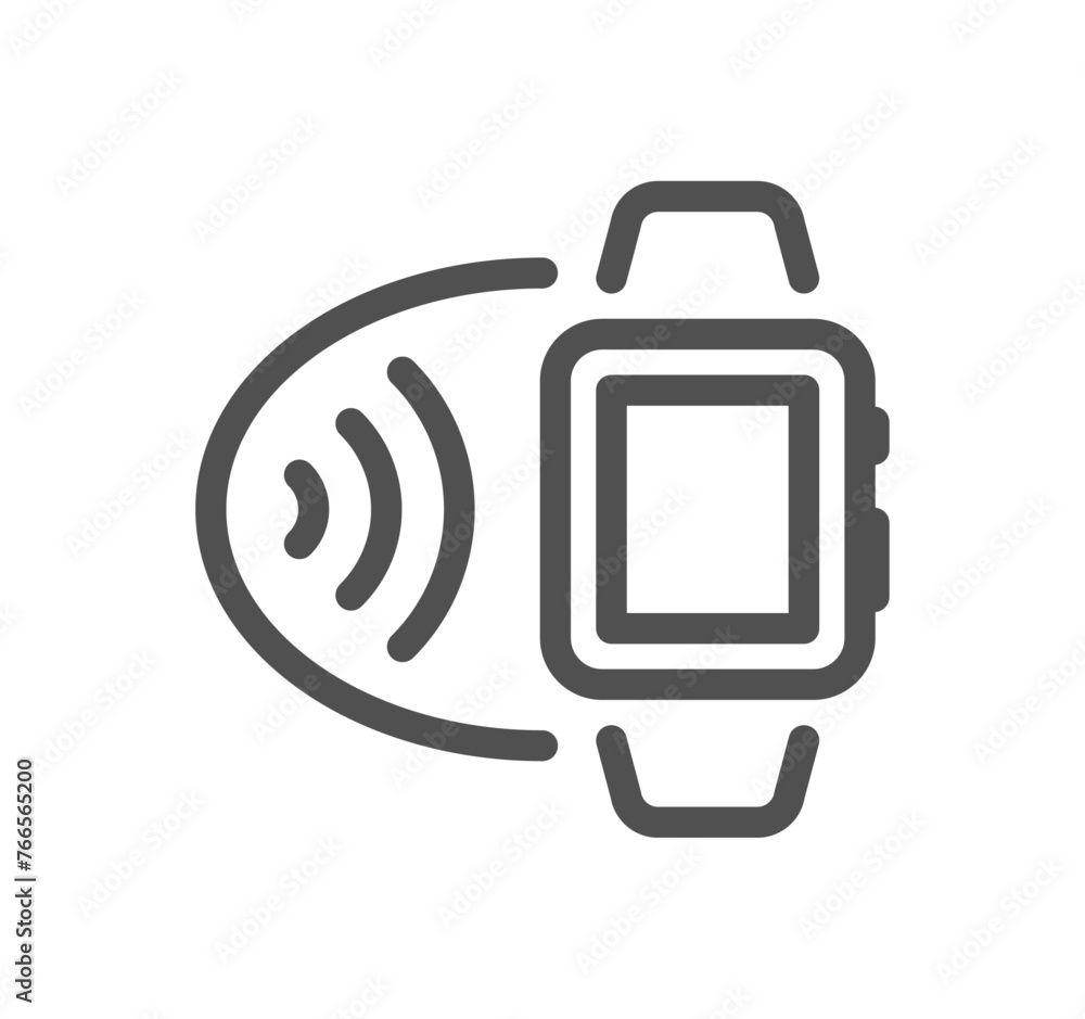 Poster Money and payment method related icon outline and linear vector.