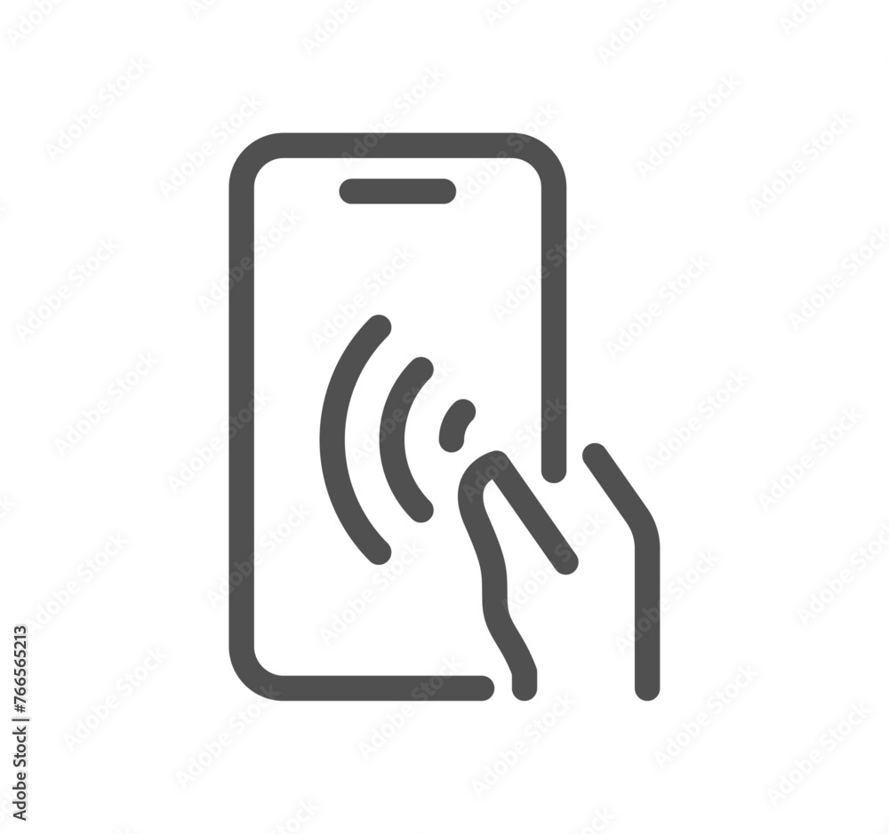 Poster money and payment method related icon outline and linear vector.