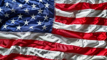 textured american flag ripples in detailed closeup symbolizing patriotism
