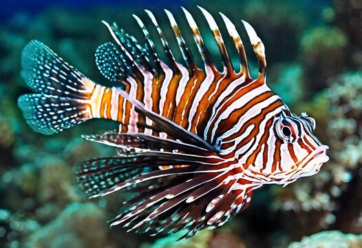A view of a Lion Fish