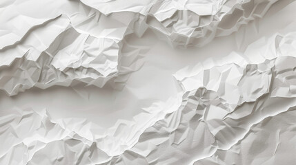 Obraz premium White paper waves creating a dance of light and shadow.