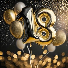 18 urodziny balony 