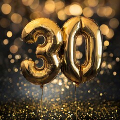 30 urodziny balony