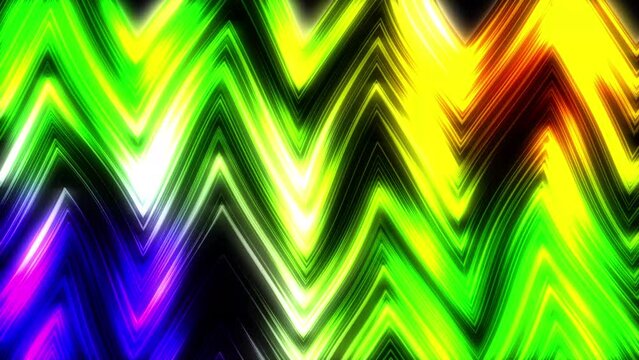 Backdrop multicolored neon abstract abstract futuristic zig zags.