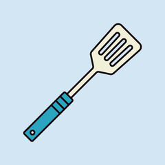 Kitchen spatula vector icon. Kitchen appliance
