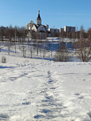 Winter day in Mitino