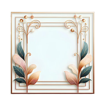 Modern decorative frame. Contemporary frame