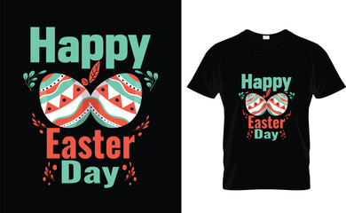 Happy Easter day, t-shirt design 