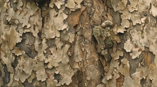 bark of a tree and beautiful yellow abstract pattern 