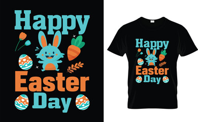 happy Easter Day t-shirt design. 