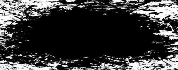 Scratched and Cracked Grunge Urban Background Texture Vector. Dust Overlay Distress Grainy Grungy Effect. Distressed Backdrop Vector Illustration. Isolated Black on White Background. EPS 10.