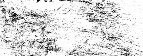 Scratched and Cracked Grunge Urban Background Texture Vector. Dust Overlay Distress Grainy Grungy Effect. Distressed Backdrop Vector Illustration. Isolated Black on White Background. EPS 10. - 766593259