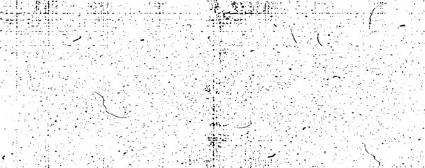 Scratched and Cracked Grunge Urban Background Texture Vector. Dust Overlay Distress Grainy Grungy Effect. Distressed Backdrop Vector Illustration. Isolated Black on White Background. EPS 10.