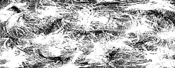 Scratched and Cracked Grunge Urban Background Texture Vector. Dust Overlay Distress Grainy Grungy Effect. Distressed Backdrop Vector Illustration. Isolated Black on White Background. EPS 10.