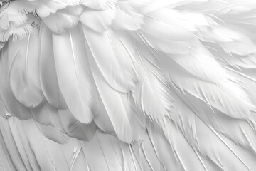 Bird with spread wings in black and white, suitable for various design projects - obrazy, fototapety, plakaty