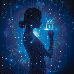 Cybersecurity, Office Work. Generative AI