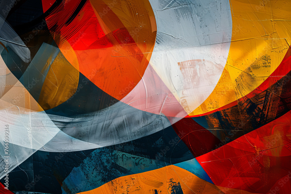 Poster an abstract background that captures the spirit of italy. the image features a blend of bold colors 
