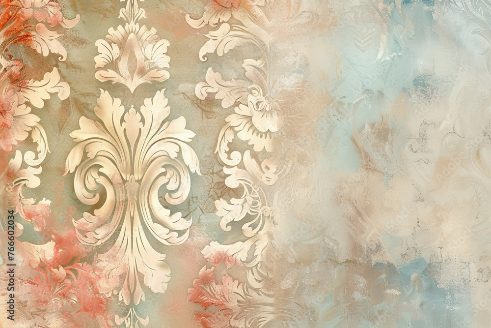 Poster an abstract background that reflects the charm and elegance of french style. the image features a mi
