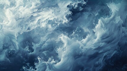 Soft and fluffy, this textured background looks like swirling clouds in the sky. - obrazy, fototapety, plakaty
