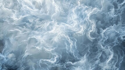 Obraz premium Soft and fluffy, this textured background looks like swirling clouds in the sky.