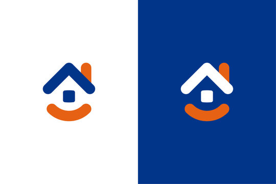 Smile M logo house real state