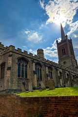 Fototapeta na wymiar St Michael's Church in Bishop’s Stortford, England