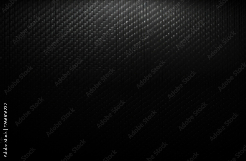 Poster a black background with a white light shining through it. generative ai.
