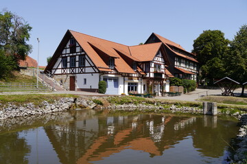 Historisches Haus am Fischteich in Blankenburg im Harz