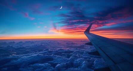 view from airplane window