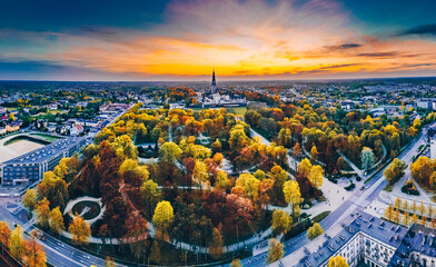 Jasna Gora - Czestochowa - Poland - View from the drone