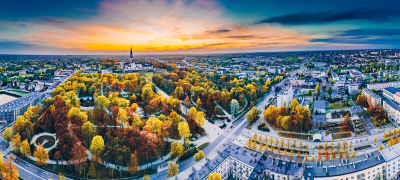 Jasna Gora - Czestochowa - Poland - View from the drone	
