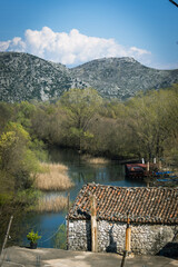 Small fishing village in Montenegro 