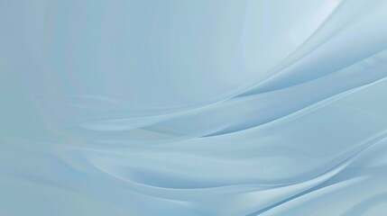 Elegant light blue satin fabric background for luxury branding. Smooth and silky texture for serene abstract design