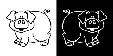 Illustration vector graphics of farm icon