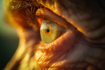 Fotobehang eye of the person © Tanja Mikkelsen 