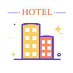 Tourism industry icon pack
