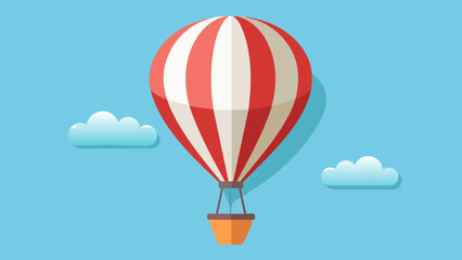 High-Flying Adventure Hot Air Balloon Vector Illustrations