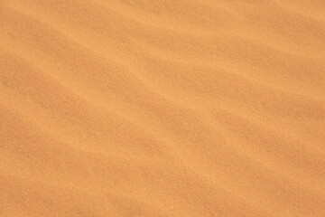 The texture of sand in the desert as a natural background.