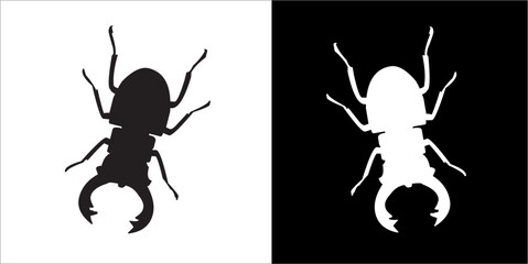 Illustration vector graphics of insect icon - obrazy, fototapety, plakaty