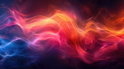 Vibrant Colors Dance Across Abstract Canvas