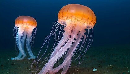 A Jellyfish With Tentacles That Light Up The Sea