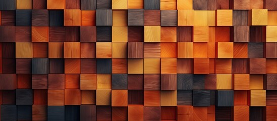 A detailed view of a wooden surface displaying a variety of colors and textures
