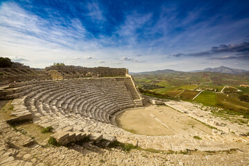 Segesta Amphitheatre in Sicily