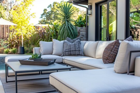 Stylish and functional furniture for outdoor living spaces