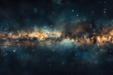 The vastness of the cosmos captured in panoramic astrophotography - obrazy, fototapety, plakaty