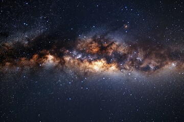 The vastness of the cosmos captured in panoramic astrophotography - obrazy, fototapety, plakaty