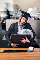 Graduate overwhelmed in the workforce