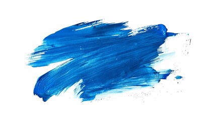 blue paint brush strokes in watercolor