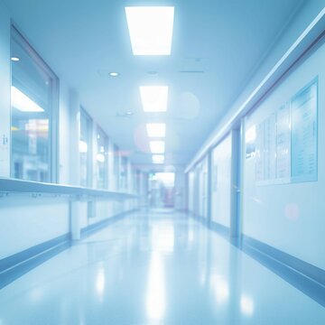 Photo Muted Medical Scene Stock Photo Essential, medical background blur For Social Media Post Size